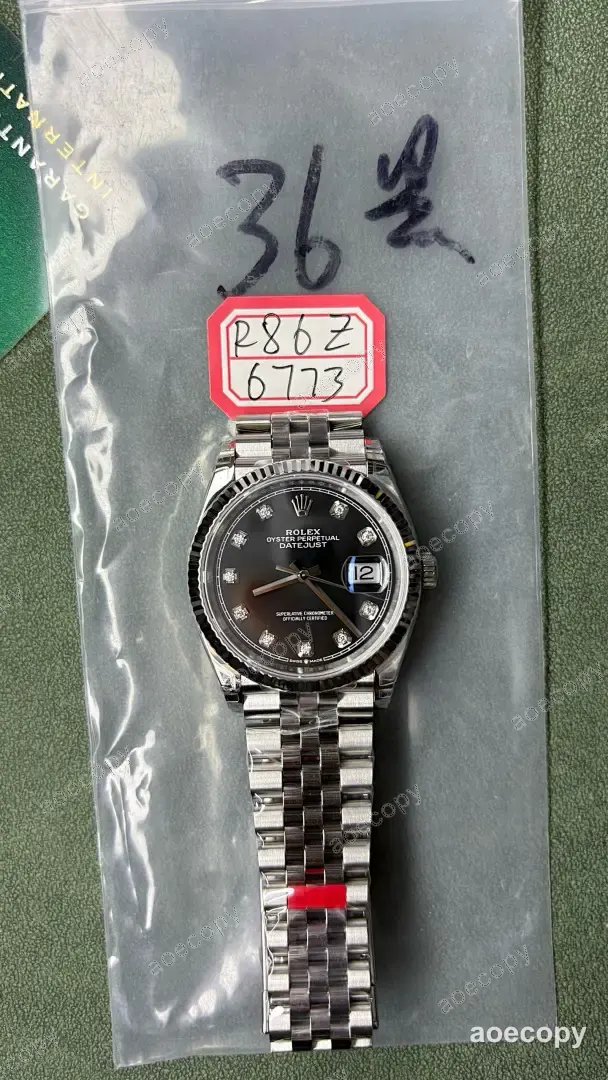 人気モデル ロレックス デイトジャスト ブラック ウォッチ N級品 R86Z6773 No.0008