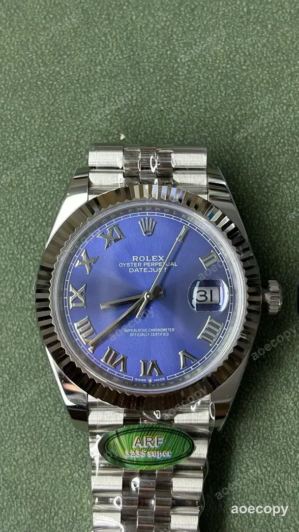 注目の新作 ロレックス デイトジャスト ブルー ウォッチ N級品 No.0007