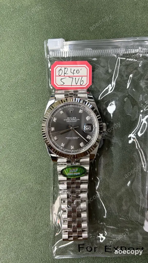 大人気★ ロレックス デイトジャスト グレー ウォッチ N級品 6R4057V6 No.0004